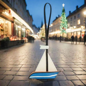 Llavero Personalizado con Forma <span class=keywords><strong>de</strong></span> Barco, Colgante <span class=keywords><strong>de</strong></span> Cuero Colorido <span class=keywords><strong>para</strong></span> Decoración - Product Image 5