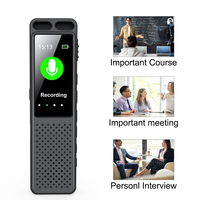 Enregistreur vocal numérique V99 Lecteur MP3 Enregistrement longue distance WAV 1536kbps HiFi Enregistrement sans perte Dictaphone pour conférences