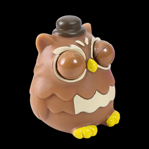 Jouet anti-stress en PU personnalisé OEM avec yeux d'hibou qui sortent, pour garçons et filles de 14 ans et plus, jouet promotionnel en gros - Product Image 5