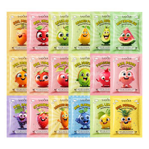 SADOER <span class=keywords><strong>Masque</strong></span> Visage Naturel aux Fruits Aloès <span class=keywords><strong>Banane</strong></span> Mangue Avocat Citron Cerise Nicotinamide Hydratant – Pour le Visage et le Corps - Product Image 1