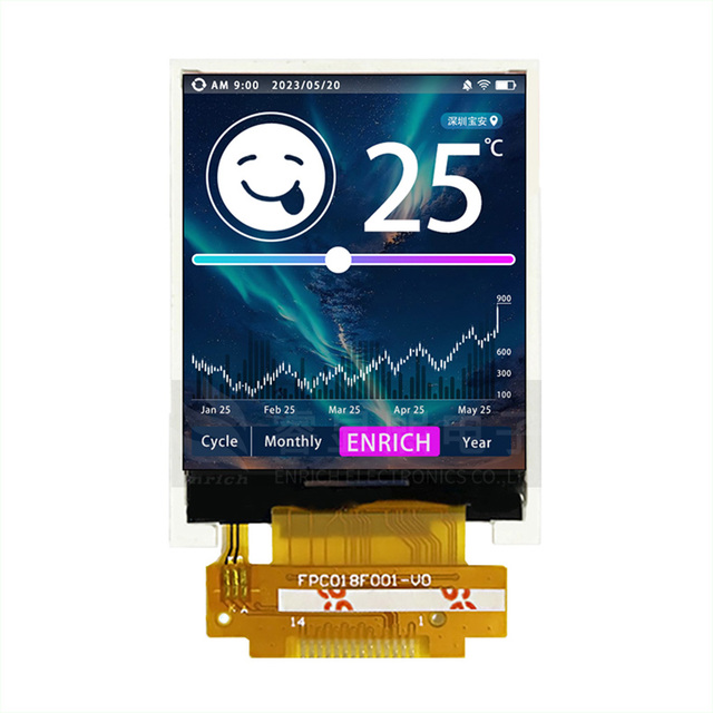 1.77 Inch LCD color Screen TFT 128x160 LCD Touch Screen Module TN IPS TFT LCD Display