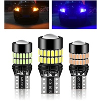 Bombilla LED T10 34SMD con Lente Integrada Canbus, Luz de Posición Universal para Automóvil, Luz de Cortesía para Puerta, Luz de Repuesto para Placa de Matrícula