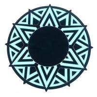 Tapis en silicone pour narguilé Shisha Tapis de protection en verre antidérapant multicolore pour narguilé de luxe Shisha