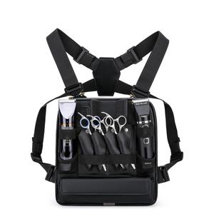 Hairdressing Professional Salon Leather PVC Multi-Functional Tool Bag for Hairstylists Straps Comb Electric Push Storage - Product Image 1