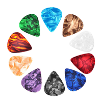 Plectres de guitare en celluloïd couleur nacré de haute qualité 0,71 mm, en plastique, bon prix pour instruments à cordes et accessoires de basse