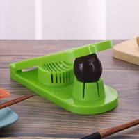 Coupe-œufs multifonctionnel 2 en 1, outil de découpe d'œufs durs, gadget de découpe alimentaire pour la maison