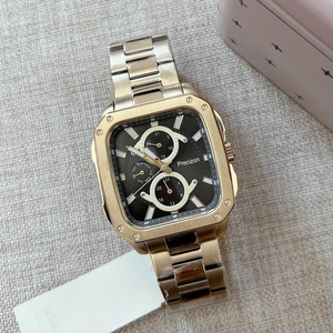 Orologio da Uomo con Cassa in Acciaio Inossidabile da <span class=keywords><strong>42</strong></span> mm e Cinturino in Acciaio Inossidabile, Cronografo Multifunzione - Product Image 4