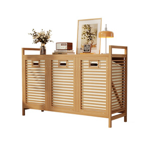 Cajonera de Bambú, Mueble de Almacenamiento para Baño, Organizador de Ropa Moderno y Portátil, <span class=keywords><strong>Estante</strong></span> de Almacenamiento de Múltiples Niveles - Product Image 1