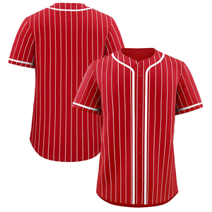 Jersey Baseball Kustom, Jersey Cetak Logo Kustom dengan Nama dan Nomor, Kaos Baseball Bergaris yang Dipersonalisasi untuk Pria, Wanita - Product Image 6