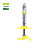 Prix usine 20ML Seringue en plastique vétérinaire pour animaux TPX Caractéristique de sécurité réglable jetable et réutilisable
