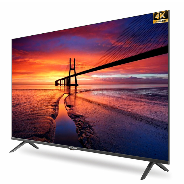 KUAI New Design 55 Inch LED Television 4K Smart TV Digital Big UHD LED TV High Quality UHD Televisions