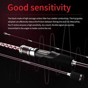 Caña de Pescar Ecooda Serie Haiz KSEH SSEH, Material de Carbono, para Pesca Lenta, Carpa, Lubina, Pargo, Trucha, Bagre, Agua Salada - Product Image 4