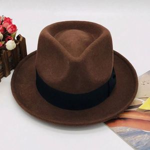Sombreros Fedora Estilo Indiana Jones para Hombre y Mujer, 100% Lana Suave y Plegable - Product Image 6
