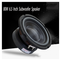 Haut-Parleur Subwoofer de 80 W 6,5 Pouces pour Home Cinéma ou Voiture – Unité de Modification et d'Amélioration Audio, Amplificateur HIFI