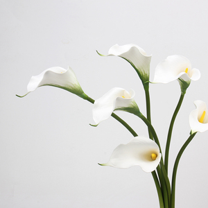 Ventes directes d'usine nouveau Style 61CM fleurs artificielles en PVC tête unique touche réelle haute qualité EVA Calla Lily maison à <span class=keywords><strong>la</strong></span> mode - Product Image 2