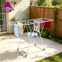 FIRST HORSE Séchoir à linge pliable multifonction en métal, essentiel pour la maison, support à vêtements réglable pour intérieur et extérieur