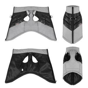 Manteau Premium pour Chien Automne-Hiver Imperméable en Polyester Coton Solide Chaud Épaissi Coupe-Vent pour Extérieur - Product Image 5