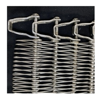 Courroie spirale en maille d'acier inoxydable tissée sur mesure pour l'industrie alimentaire, pour fours de cuisson et de durcissement des céréales, et recuit industriel