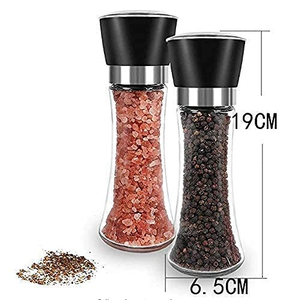 Molino Manual para Pimienta y Sal de Acero Inoxidable Dorado, Negro, Cobre y Plata de 180 ml, Buen Precio, Gran Venta - Product Image 3