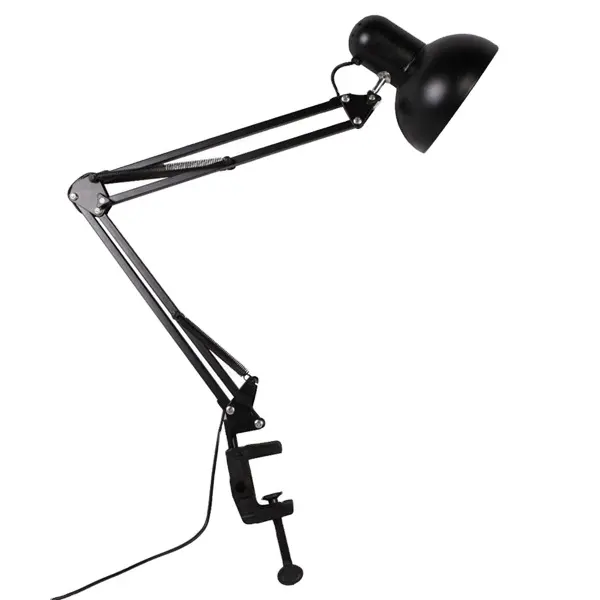 Moderno Simple dirección ajustable Swing brazo montaje de abrazadera de luz de escritorio E27 lámparas de mesa LED para el estudio de trabajo de lectura decoración para el hogar