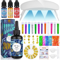 Résine Époxy UV Transparente Dure, Formule Améliorée pour Scellants, Adhésifs, Revêtements, Utilisation en Construction, Emballage et Artisanat