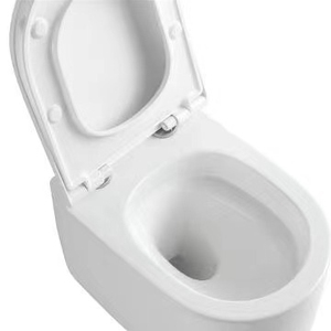 Inodoro Flotante de Pared de Una Pieza con Diseño Moderno Europeo, Descarga Tornado de Cerámica, Tanque Oculto y Doble Descarga - Product Image 4