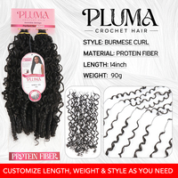 Julianna - Extensiones de Cabello Sintético de Fibra Bio, Rizado Birmano, Sin Nudos, para Crochet, Venta al Por Mayor, Nuevas Llegadas