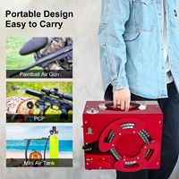 Compresseur d'air PCP TUDIVING à performance stable CE ODM 12V 110V 220V DC 4500psi avec arrêt automatique pour paintball et plongée sous-marine