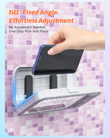 Haut-parleur Bluetooth universel étanche avec technologie de contrôle tactile ultra-réactive pour salle de bain et étui de téléphone portable