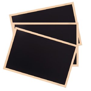 <span class=keywords><strong>Tableau</strong></span> noir léger à cadre en bois, simple face, directement de l'usine, pour l'apprentissage en classe des enfants d'âge préscolaire - Product Image 3