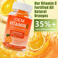 Gummies de pectine de fruits à la vitamine C personnalisables en gros (OEM) – Soutien immunitaire et antioxydant – Complément alimentaire naturel