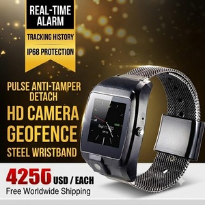 Reloj Inteligente para Personas Mayores con Rastreo GPS 4G, Correa de Acero Inoxidable a Prueba de Manipulaciones, Resistente al Agua IP68 con Recepción de SMS - Product Image 1