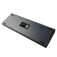 Keyboard Gaming Mekanik Tata Letak QWERTZ Spanyol 2.4Ghz Nirkabel USB-C RGB Backlit Dapat Diprogram Anti-Ghosting untuk PC Laptop