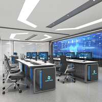Vente à chaud Console de salle de commande Bureau de négociation Matériau de haute qualité Bureau unique