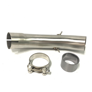 Tuyau central d'échappement de moto pour <span class=keywords><strong>KTM</strong></span> <span class=keywords><strong>390</strong></span> <span class=keywords><strong>Adventure</strong></span> 250 <span class=keywords><strong>390</strong></span> ADV <span class=keywords><strong>2021</strong></span> Escape Moto Modify Middle Tube Link Pipe - Product Image 1