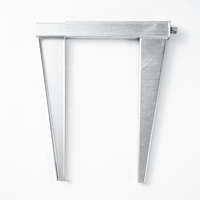 Accessoires de coffrage réglables, pince à poutre en acier avec goupille à coin pour colonne en béton