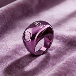 แหวนอัจฉริยะสำหรับชาวมุสลิม Equantu พร้อมฟังก์ชั่นซิกร นาฬิกาปลุกอิเล็กทรอนิกส์  ควบคุมผ่านแอปพลิเคชั่น  พร้อมระบบคิบลัต และฟังก์ชั่นนับซิกร - Product Image 1