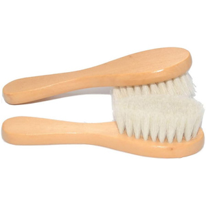 Cepillo de Baño y Masaje para Niños de Madera de Haya Ecológica, Peine para Cuero Cabelludo con Cerdas de Pelo de Cabra Suave, Cepillo de Baño de Madera para Bebés - Product Image 2