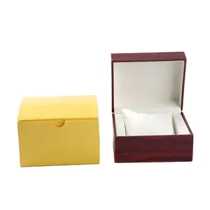 समर्थन अनुकूलित लक्जरी घड़ी बॉक्स लकड़ी घड़ी बॉक्स लकड़ी घड़ी बॉक्स उपहार घड़ी पैकेजिंग भंडारण बक्से