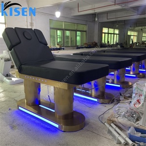 KISEN Luxury Electric Beauty <b>Bed</b> with 4 Motors Cosmetic <b>Lash</b> <b>Bed</b> Modern Design for Salon Equipment Facial Spa <b>Bed</b> - Product Image 4