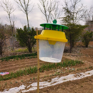 Trampa de Feromonas Ecológica en Cubeta, Reutilizable y Resistente a la Lluvia para Monitoreo de Plagas Agrícolas (IPM), Atrapa Insectos No Tóxico - Product Image 6