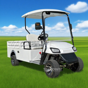 Voiturette de golf électrique écologique avec grand coffre de chargement pour l'entretien des villas - Product Image 4