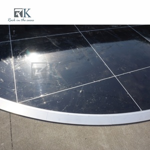 Panel de Pista de Baile Redondo Negro Personalizado al por Mayor para Bodas y Fiestas - Product Image 6