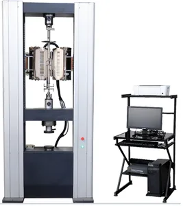100kN 350 डिग्री माइक्रो कंप्यूटर नियंत्रित उच्च तापमान इलेक्ट्रॉनिक यूनिवर्सल परीक्षण मशीन 100kN
