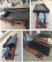 Small Placer Alluvial Gold Washing Machine Plant Laboratory Equipment Portable Mini Gold Shaker Table for Ore Test
