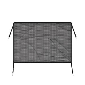 <b>Car</b> Bug Deflect Mesh Net 110x75mm Black with Four <b>Hooks</b> Front Headstock Protection 2-Year Service Life 0.05mm Aperture - Product Image 1