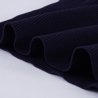 Top de punto sin mangas para mujer con MOQ bajo, diseño de manga corta y cuello polo de mezclilla con botones, prendas de punto para mujer