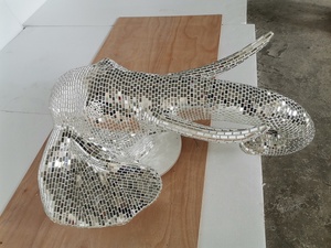 Decoración del Hogar Hecha a Medida, Arte Mural 3D, <span class=keywords><strong>Estatua</strong></span> de Elefante, Mosaico, <span class=keywords><strong>Estatua</strong></span> de Elefante Disco - Product Image 5