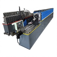 Machine de profilage rapide pour ossature en acier léger en forme de chapeau, contrôlée par PLC Delta