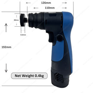 مسدس صنفرة محمول صغير لسرعة متغيرة من الليثيوم أيون بجهد 32: 12 فولت لإصلاح البقع ، مسدس صنفرة لاسلكي لتفاصيل السيارة - Product Image 2